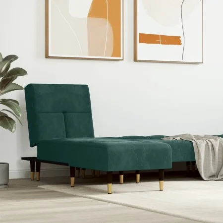 Dark Green Velvet Divan Sofa by vidaXL, Daybeds - Ref: Foro24-352810, Price: 170,48 €, Discount: %