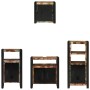 Juego de muebles de baño 4 pcs Madera reciclada maciza