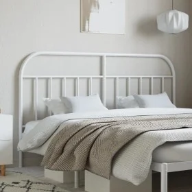 Cabecero de metal blanco 180 cm de vidaXL, Cabeceros y pies de cama - Ref: Foro24-353720, Precio: 35,80 €, Descuento: %