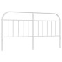 Kopfteil aus weißem Metall, 180 cm von vidaXL, Kopf- und Fußteile - Ref: Foro24-353720, Preis: 36,35 €, Rabatt: %