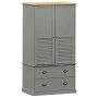 VIGO Kleiderschrank aus massivem grauem Kiefernholz 90x55x176 cm von vidaXL, Kleiderschränke - Ref: Foro24-353165, Preis: 385...