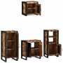 Juego de muebles de baño 4 pcs Madera reciclada maciza