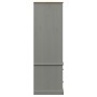 VIGO Kleiderschrank aus massivem grauem Kiefernholz 90x55x176 cm von vidaXL, Kleiderschränke - Ref: Foro24-353165, Preis: 343...