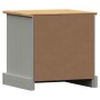 VIGO bedside table solid gray pine wood 42x35x42 cm by vidaXL, Nightstands - Ref: Foro24-353159, Price: 52,48 €, Discount: %