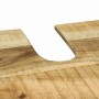 Juego de muebles de baño 4 pcs Marrón Madera de mango maciza