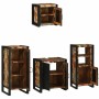 Juego de muebles de baño 4 pcs Madera reciclada maciza