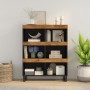 Armario auxiliar madera maciza de mango 85x33x107 cm de vidaXL, Mesitas de noche - Ref: Foro24-352904, Precio: 115,34 €, Desc...