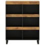 Armario auxiliar madera maciza de mango 85x33x107 cm de vidaXL, Mesitas de noche - Ref: Foro24-352904, Precio: 115,34 €, Desc...