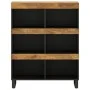 Solid mango wood auxiliary cabinet 85x33x107 cm by vidaXL, Nightstands - Ref: Foro24-352904, Price: 113,99 €, Discount: %