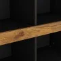 Armario auxiliar madera maciza de mango 85x33x107 cm de vidaXL, Mesitas de noche - Ref: Foro24-352904, Precio: 113,99 €, Desc...