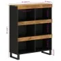 Armario auxiliar madera maciza de mango 85x33x107 cm de vidaXL, Mesitas de noche - Ref: Foro24-352904, Precio: 113,99 €, Desc...