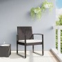 Sillas de comedor para jardín 2 uds PP aspecto de ratán marrón de vidaXL, Sillas de jardín - Ref: Foro24-360204, Precio: 94,2...