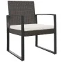 Garten-Esszimmerstühle, 2 Stück, PP-Rattan-Optik, braun von vidaXL, Gartenstühle - Ref: Foro24-360204, Preis: 93,33 €, Rabatt: %
