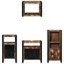 Juego de muebles de baño 4 pcs Madera reciclada maciza
