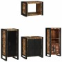 Juego de muebles de baño 4 pcs Madera reciclada maciza