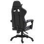 Silla de gaming de cuero sintético gris en Sillas gaming | Comprar online en Foro24