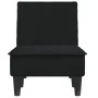 Sofá diván de terciopelo negro de vidaXL, Divanes - Ref: Foro24-352838, Precio: 153,60 €, Descuento: %