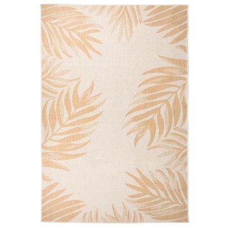Flachgewebter Outdoor-Teppich mit Blattdruck, 160 x 230 cm von vidaXL, Teppiche - Ref: Foro24-340860, Preis: 67,76 €, Rabatt: %