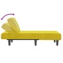 Diwansofa aus gelbem Samt von vidaXL, Tagesbetten - Ref: Foro24-352830, Preis: 124,81 €, Rabatt: %