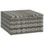 3-teiliges Gartenmöbel-Set und graue synthetische Rattankissen von vidaXL, Gartensets - Ref: Foro24-362331, Preis: 292,54 €, ...