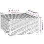 3-piece garden furniture set and gray synthetic rattan cushions by vidaXL, Garden sets - Ref: Foro24-362331, Price: 282,27 €,...