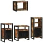 Juego de muebles de baño 4 pcs Madera reciclada maciza