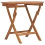 Folding garden table solid teak wood Ø 85x75 cm by vidaXL, Garden tables - Ref: Foro24-362619, Price: 160,17 €, Discount: %