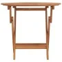 Folding garden table solid teak wood Ø 85x75 cm by vidaXL, Garden tables - Ref: Foro24-362619, Price: 160,17 €, Discount: %