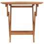 Folding garden table solid teak wood Ø 85x75 cm by vidaXL, Garden tables - Ref: Foro24-362619, Price: 214,32 €, Discount: %