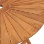 Folding garden table solid teak wood Ø 85x75 cm by vidaXL, Garden tables - Ref: Foro24-362619, Price: 160,17 €, Discount: %