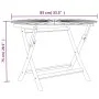 Folding garden table solid teak wood Ø 85x75 cm by vidaXL, Garden tables - Ref: Foro24-362619, Price: 160,17 €, Discount: %