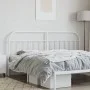 Cabecero de metal blanco 200 cm de vidaXL, Cabeceros y pies de cama - Ref: Foro24-353722, Precio: 34,84 €, Descuento: %