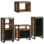 Juego de muebles de baño 4 pcs Madera reciclada maciza