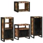 Juego de muebles de baño 4 pcs Madera reciclada maciza