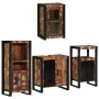 Juego de muebles de baño 4 pcs Madera reciclada maciza