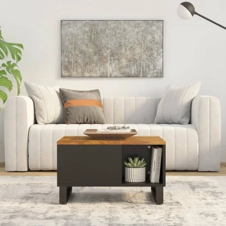 Mesa de centro de madera maciza mango 60x50x35 cm de vidaXL, Mesas de centro - Ref: Foro24-352868, Precio: 58,70 €, Descuento: %