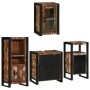 Juego de muebles de baño 4 pcs Madera reciclada maciza