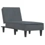 Dark Gray Velvet Divan Sofa by vidaXL, Daybeds - Ref: Foro24-352836, Price: 158,89 €, Discount: %