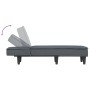 Sofá diván de terciopelo gris oscuro de vidaXL, Divanes - Ref: Foro24-352836, Precio: 161,67 €