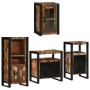 Juego de muebles de baño 4 pcs Madera reciclada maciza