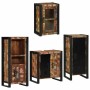 Juego de muebles de baño 4 pcs Madera reciclada maciza