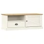 VIGO TV-Schrank aus massivem weißem Kiefernholz 106x40x40 cm von vidaXL, TV-Möbel - Ref: Foro24-353176, Preis: 90,83 €, Rabat...