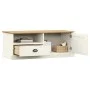 VIGO TV-Schrank aus massivem weißem Kiefernholz 106x40x40 cm von vidaXL, TV-Möbel - Ref: Foro24-353176, Preis: 90,83 €, Rabat...