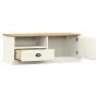 VIGO TV-Schrank aus massivem weißem Kiefernholz 106x40x40 cm von vidaXL, TV-Möbel - Ref: Foro24-353176, Preis: 90,83 €, Rabat...