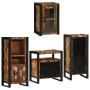 Juego de muebles de baño 4 pcs Madera reciclada maciza