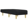 Black fabric divan sofa by vidaXL, Daybeds - Ref: Foro24-352821, Price: 129,89 €, Discount: %