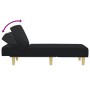 Black fabric divan sofa by vidaXL, Daybeds - Ref: Foro24-352821, Price: 129,89 €, Discount: %