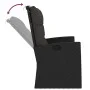 3-teiliges Gartenmöbel-Set und schwarze synthetische Rattankissen von vidaXL, Gartensets - Ref: Foro24-362177, Preis: 520,06 ...