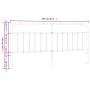 Kopfteil aus schwarzem Metall, 200 cm von vidaXL, Kopf- und Fußteile - Ref: Foro24-352616, Preis: 43,67 €, Rabatt: %