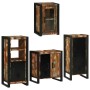 Juego de muebles de baño 4 pcs Madera reciclada maciza